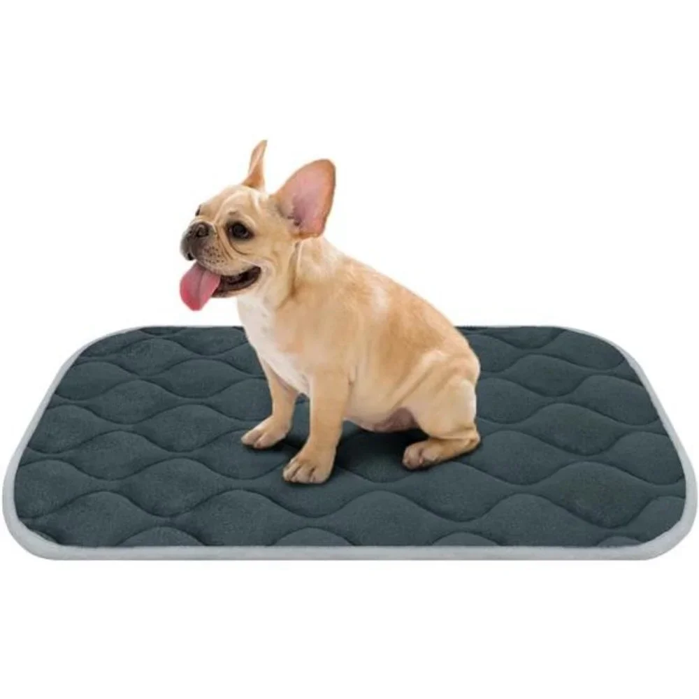 Dog Bed Mat Soft Crate Mat with Anti-Slip Bottom Machine Washable Pet Mattress